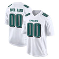 harde Custom P.Eagles White Tundra Fashion Home Game Any Name & Numbers Stitched Jerseys