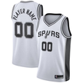 harde Custom SA.Spurs White 2020-2021 Swingman Jerseys - Association Edition