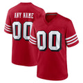 harde Custom SF.49ers Red Limited Alternate Vapor Home Game Any Name & Numbers Stitched Jerseys