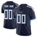 harde Custom T.Titans Navy Limited Vapor Untouchable Home Game Any Name & Numbers Stitched Jerseys