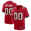 harde Custom TB.Buccaneers Red Replica Game Stitched Jerseys