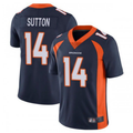 harde D.Broncos #14 Courtland Sutton Player Navy Limited Stitched Jerseys