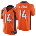 harde D.Broncos #14 Courtland Sutton Player Orange Limited Stitched Jerseys