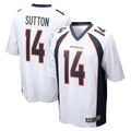 harde D.Broncos #14 Courtland Sutton Player White Game Stitched Jerseys