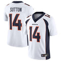 harde D.Broncos #14 Courtland Sutton Player White Replica Game Stitched Jerseys
