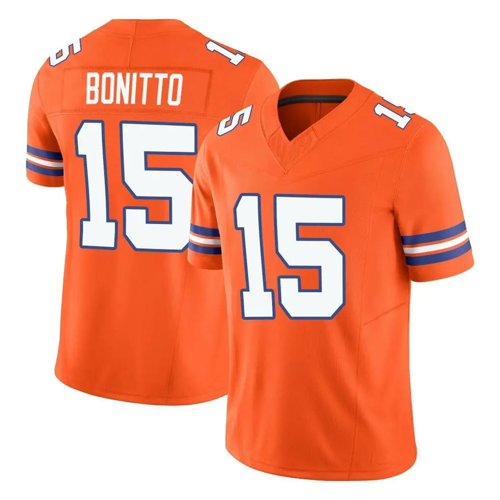 harde D.Broncos #15 Nik Bonitto Player Orange Limited Alternate Vapor F.U.S.E. Throwback Game Stitched Jerseys