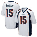 harde D.Broncos #15 Nik Bonitto Player White Game Stitched Jerseys