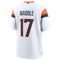 harde D.Broncos #17 Jaylen Waddle White Game Stitched Jerseys