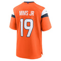 harde D.Broncos #19 Marvin Mims Jr Orange Team Game Stitched Jerseys