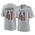 harde D.Broncos #41 Drew Sanders Player Gray Atmosphere Fashion Limited Game Stitched Jerseys