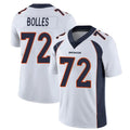 harde D.Broncos #72 Garett Bolles Player White Vapor Untouchable Limited Home Game Stitched Jerseys
