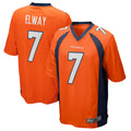 harde D.Broncos #7 John Elway Player Orange Game Stitched Jerseys