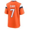 harde D.Broncos #7 John Elway Player Orange Home Game Stitched Jerseys