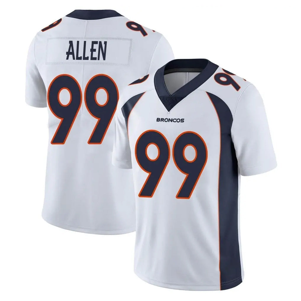 harde D.Broncos #99 Zach Allen Player White Vapor Untouchable Limited Home Game Stitched Jerseys