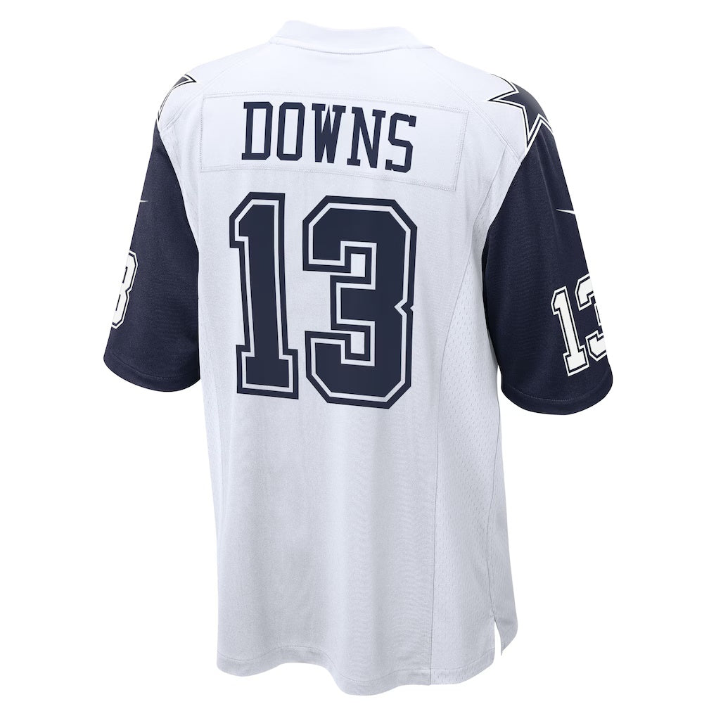 harde D.Cowboys #13 Caleb Downs White Alternate Game Stitched Jerseys