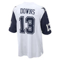 harde D.Cowboys #13 Caleb Downs White Alternate Game Stitched Jerseys