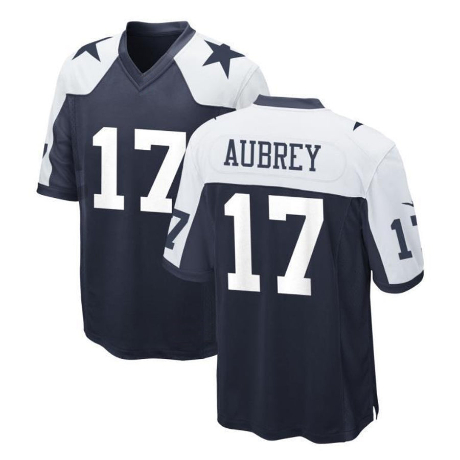 harde D.Cowboys #17 Brandon Aubrey Player Navy Alternate Game Stitched Jerseys