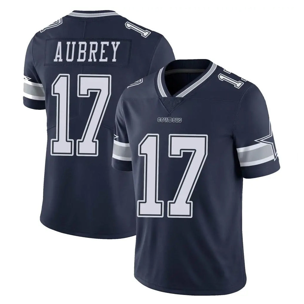 harde D.Cowboys #17 Brandon Aubrey Player Navy Vapor Untouchable Limited Home Game Stitched Jerseys
