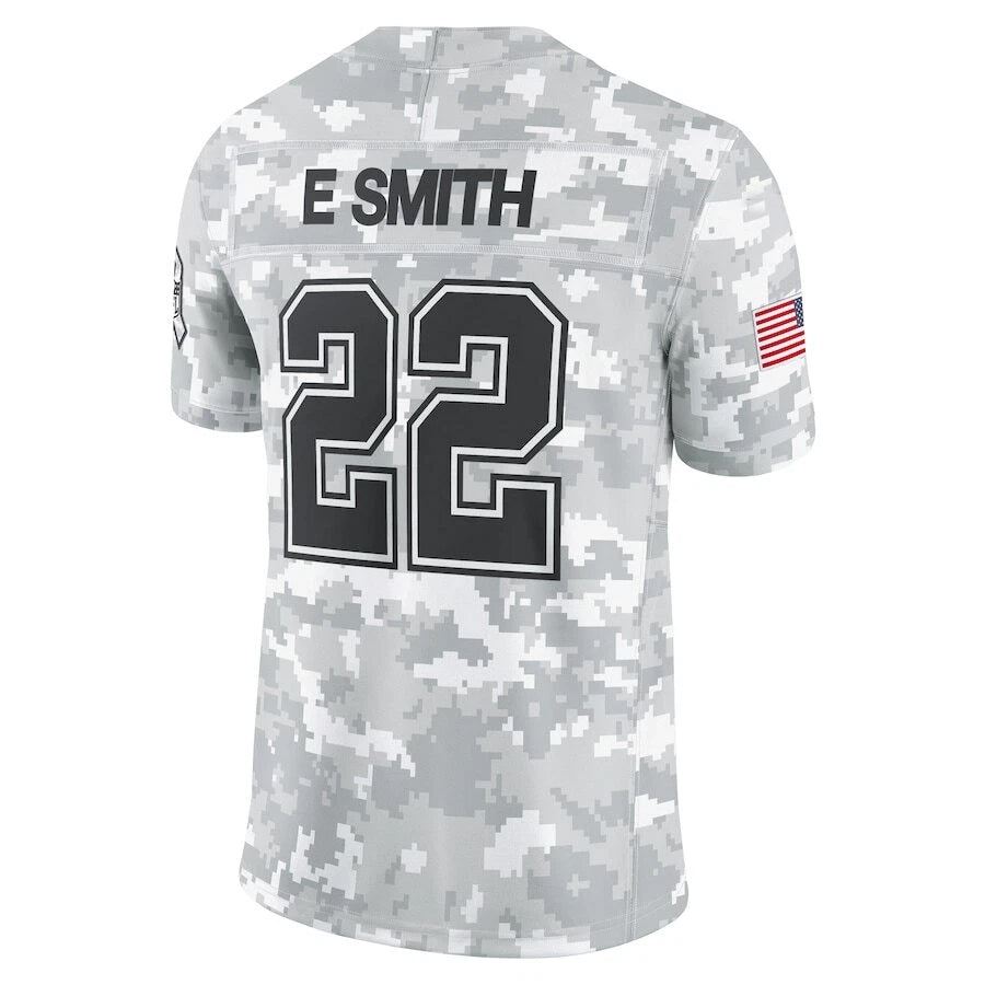 harde D.Cowboys #22 Emmitt Smith Player Arctic Camo Salute to Service Limited Stitched Jerseys