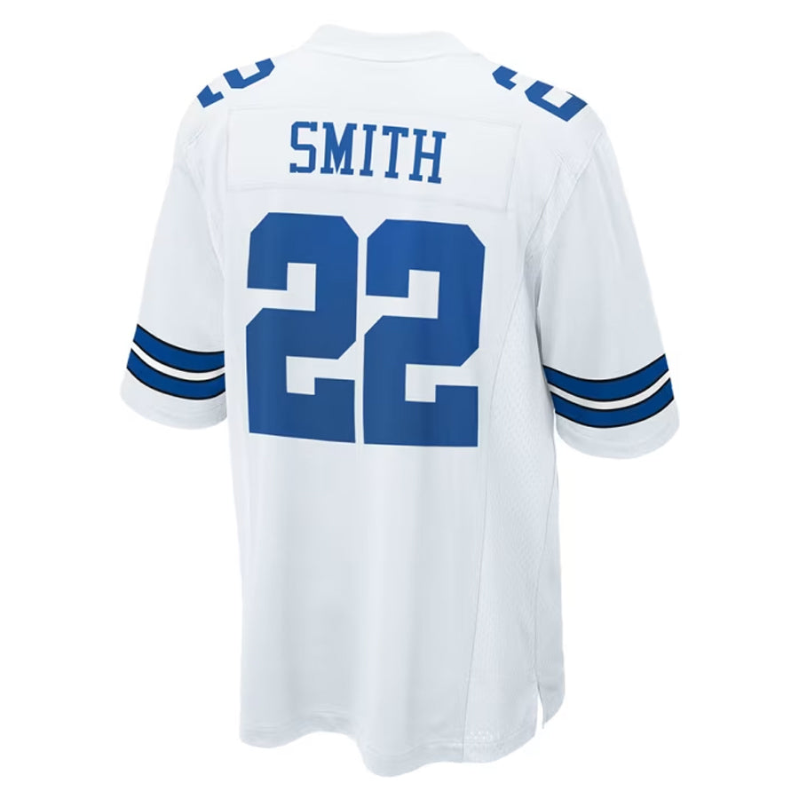 harde D.Cowboys #22 Emmitt Smith Player White Home Game Stitched Jerseys