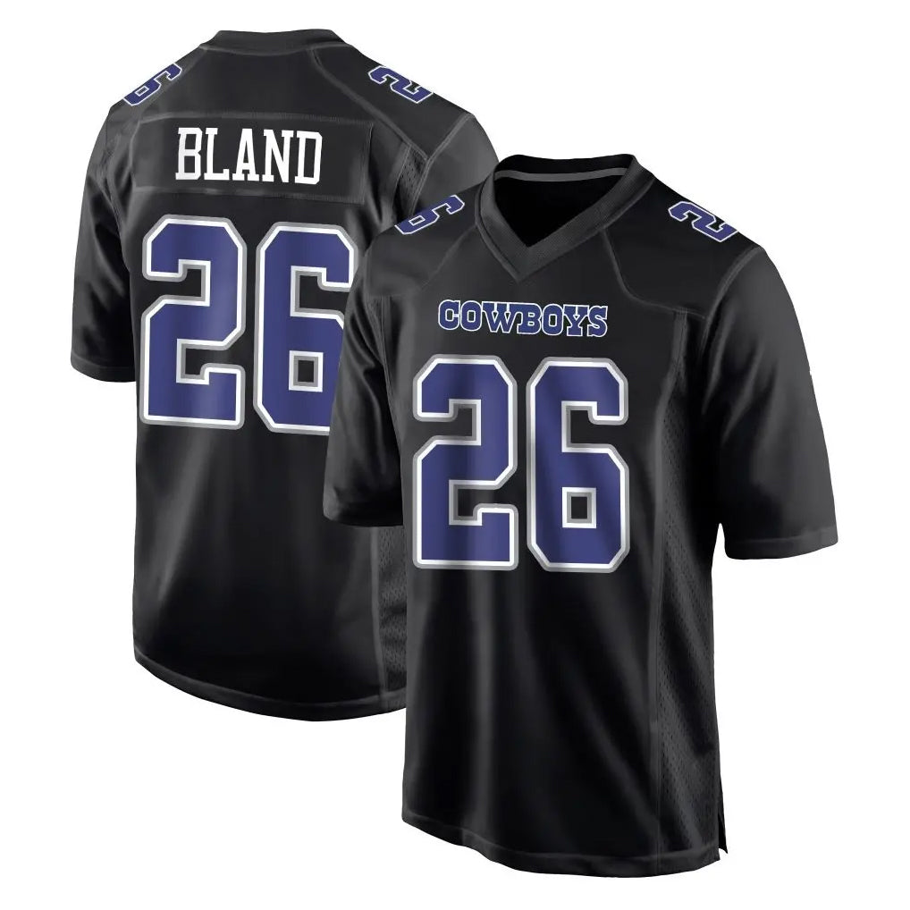 harde D.Cowboys #26 DaRon Bland Player Carbon Black Fashion Home Game Stitched Jerseys