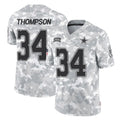 harde D.Cowboys #34 Jalen Thompson Player Arctic Camo Salute to Service Limited Home Game Stitched Jerseys