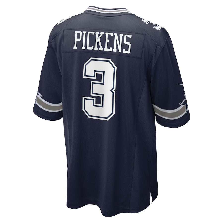 harde D.Cowboys #3 George Pickens Player Navy Home Game Stitched Jerseys
