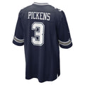 harde D.Cowboys #3 George Pickens Player Navy Home Game Stitched Jerseys