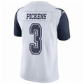 harde D.Cowboys #3 George Pickens Player White Throwback Stitched Jerseys