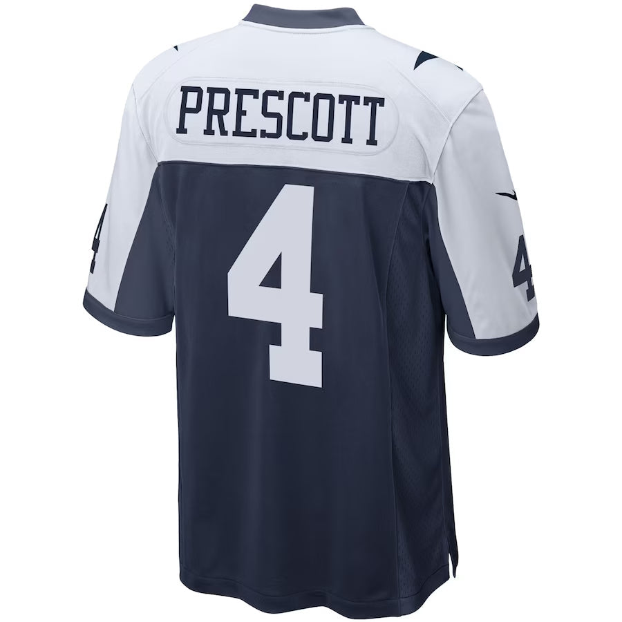 harde D.Cowboys #4 Dak Prescott Player Navy Alternate Game Stitched Jerseys