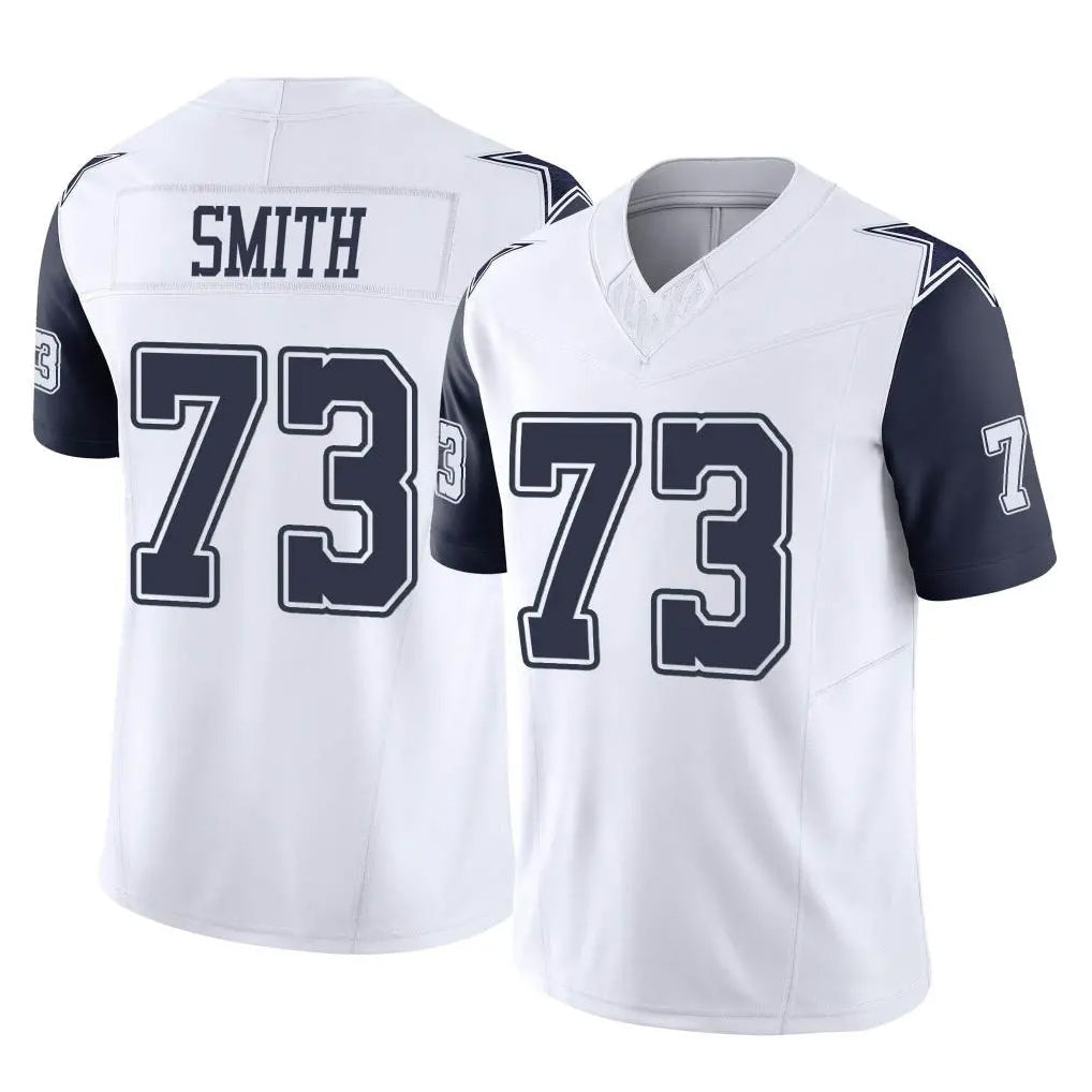 harde D.Cowboys #73 Tyler Smith Player White-Navy Limited Vapor F.U.S.E. Home Game Stitched Jerseys