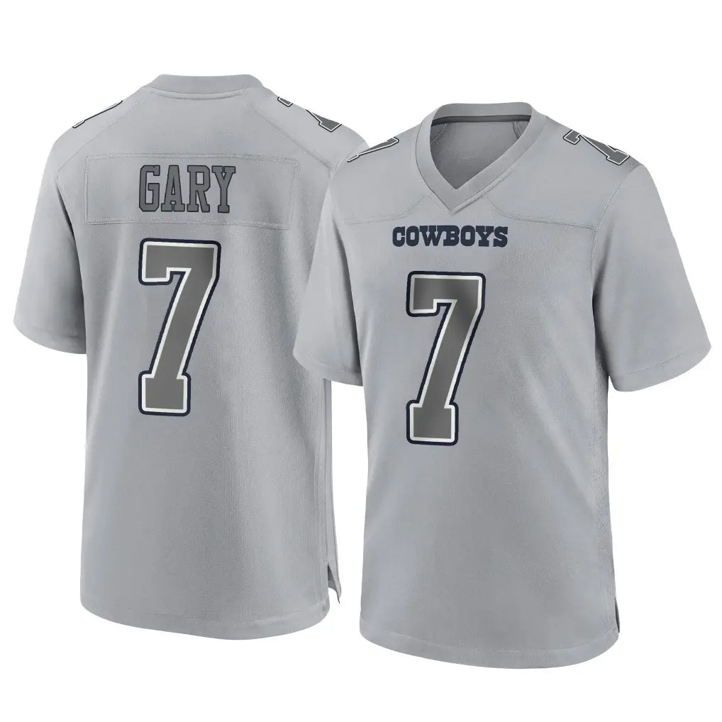 harde D.Cowboys #7 Rashan Gary Player Gray Atmosphere Fashion Home Game Stitched Jerseys