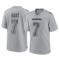 harde D.Cowboys #7 Rashan Gary Player Gray Atmosphere Fashion Home Game Stitched Jerseys