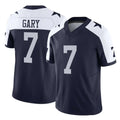 harde D.Cowboys #7 Rashan Gary Player Navy-White Limited Alternate Vapor F.U.S.E. Home Game Stitched Jerseys