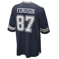 harde D.Cowboys #87 Jake Ferguson Navy Game Jersey American Stitched Jersey
