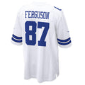 harde D.Cowboys #87 Jake Ferguson White Game Jersey American Stitched Jersey