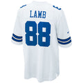 harde D.Cowboys #88 CeeDee Lamb Player White Home Game Stitched  Jerseys