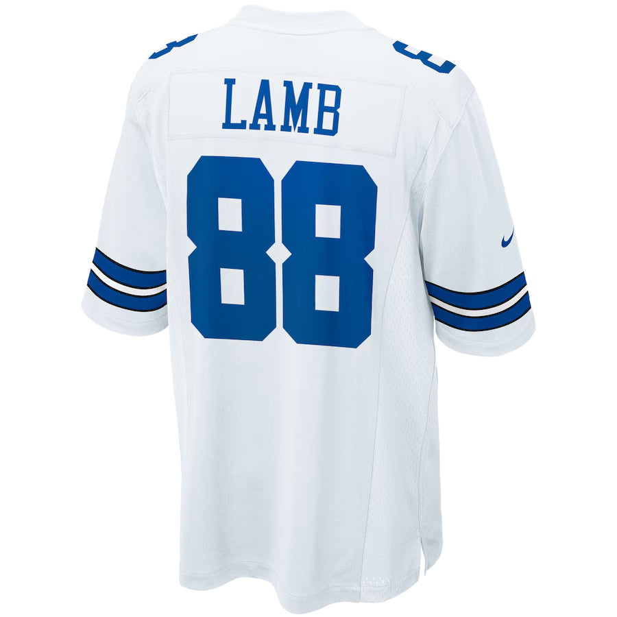 harde D.Cowboys #88 CeeDee Lamb Player White Home Game Stitched  Jerseys