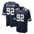 harde D.Cowboys #92 Quinnen Williams Player Navy Home Game Stitched Jerseys