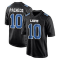 harde D.Lions #10 Isiah Pacheco Player Black Fashion Home Game Stitched Jerseys