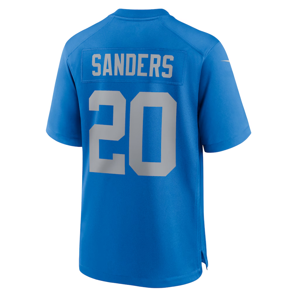 harde D.Lions #20 Barry Sanders Blue Alternate Game Stitched Jerseys