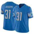 harde D.Lions #31 Kerby Joseph Player Blue Vapor F.U.S.E. Limited Home Game Stitched Jerseys