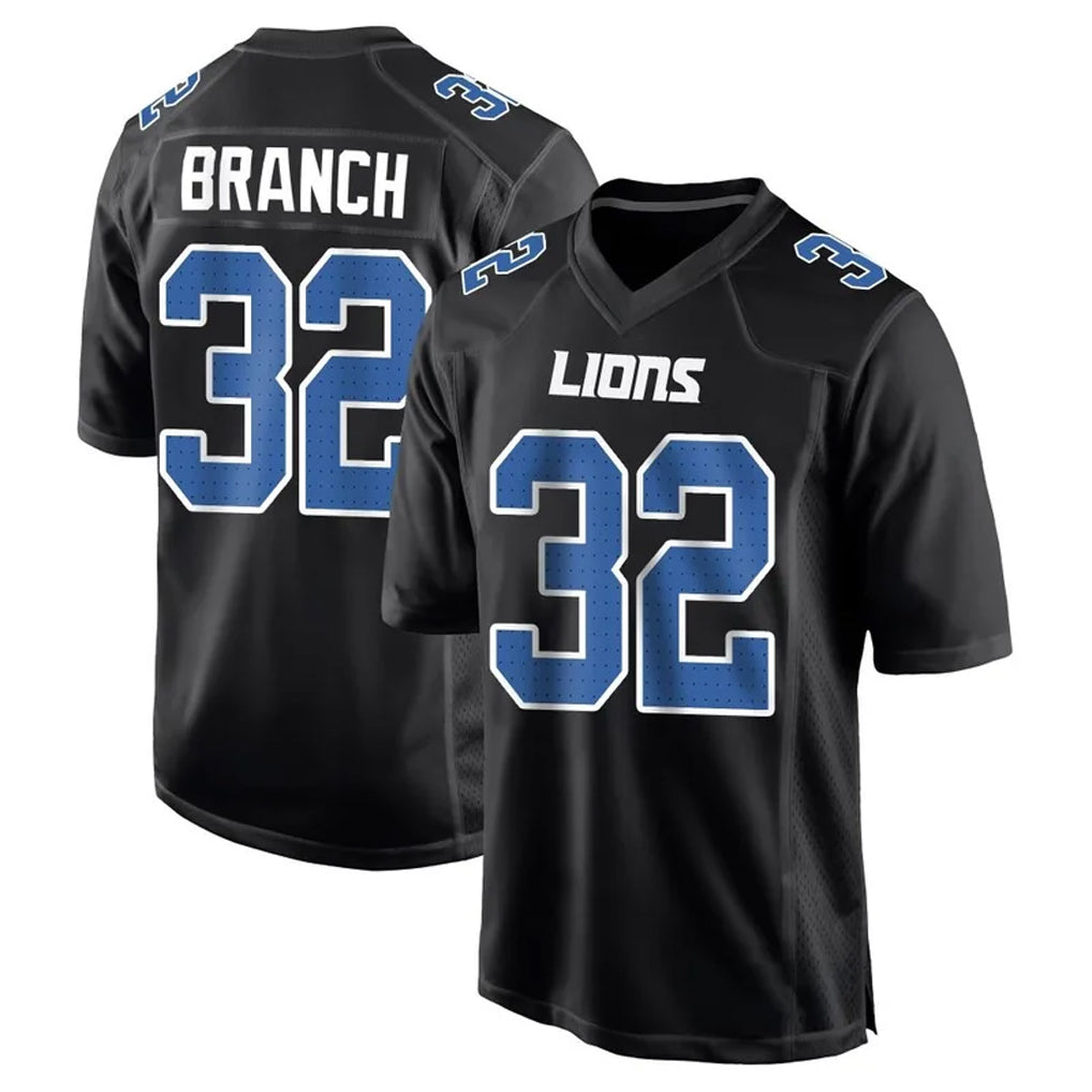 harde D.Lions #32 Brian Branch Player Black Limited Fashion Stitched Jerseys