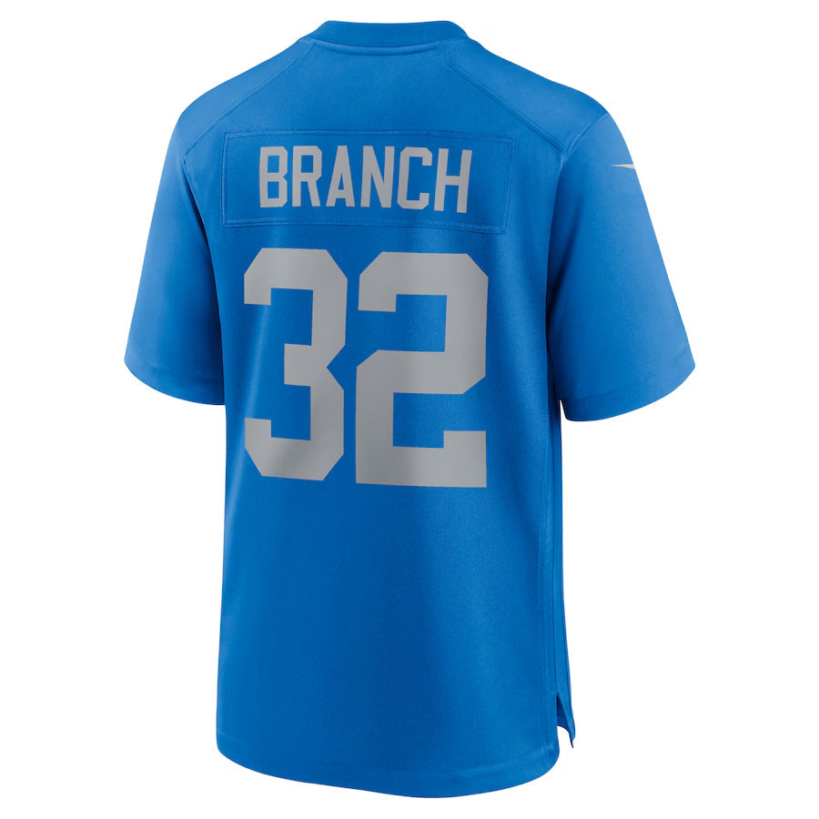 harde D.Lions #32 Brian Branch Player Blue Alternate Game Stitched Jerseys