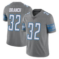 harde D.Lions #32 Brian Branch Player Gray Vapor Untouchable Limited Home Game Stitched Jerseys