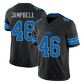 harde D.Lions #46 Jack Campbell Player Black Alternate Vapor F.U.S.E. Limited Home Game Stitched Jerseys