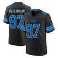 harde D.Lions #97 Aidan Hutchinson Player Black Alternate Home Game Stitched Jerseys