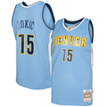 harde D.Nuggets #15 Nikola Jokic Mitchell & Ness Light Blue 2016-17 Swingman Jerseys
