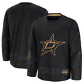 harde D.Stars Black 2024 Military Appreciation Practice Jerseys