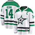 harde D.Stars #14 Jamie Benn White Breakaway Jerseys